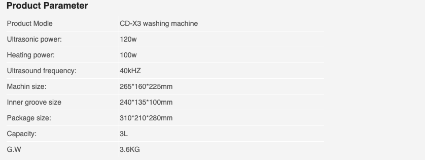 CD-X3 Washing Machine For 3D Dental Printer JSL3D