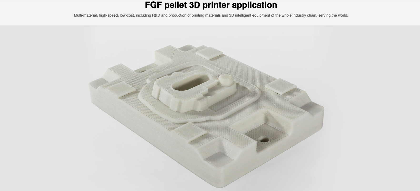 G12 Industrial FGF Pellet 3D Printer