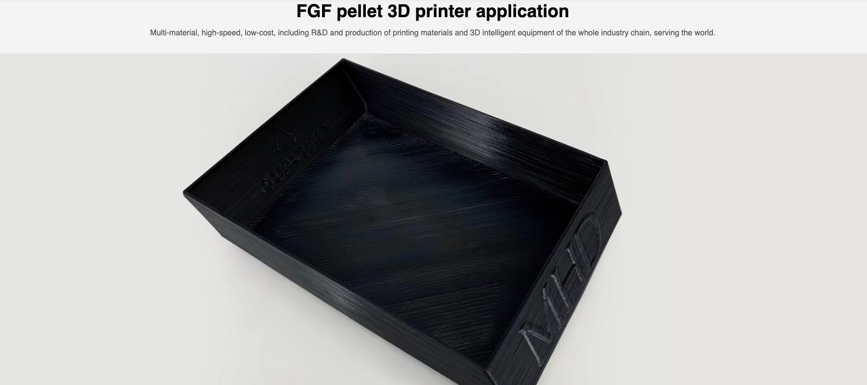 G5 PRO Industrial FGF Pellets 3D Printer, Granular 3D Printer