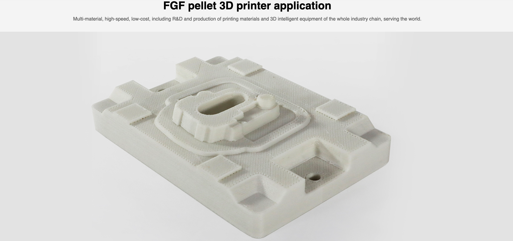 G5 Industrial FGF Pellets 3D Printer, Granular 3D Printer