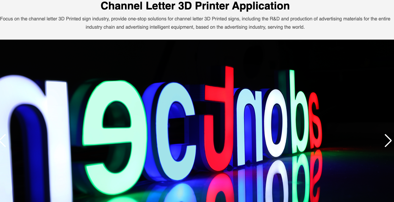 K8 Channel Letter 3D Printing Machine