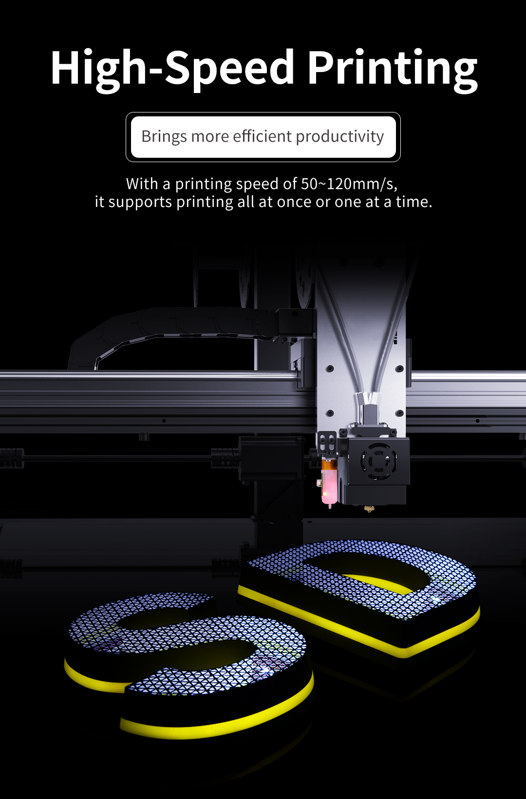 K6 channel letter 3D printer
